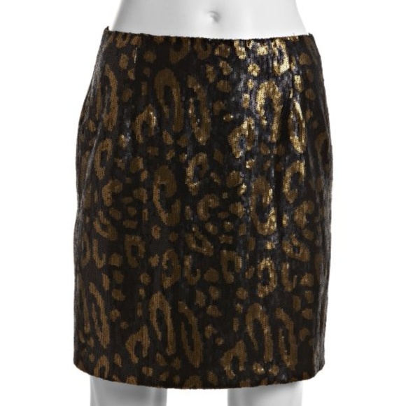 NEW STRETCH WOVEN SEQUINED 'CINDY' SKIRT BY TAHARI - Picture 1 of 6